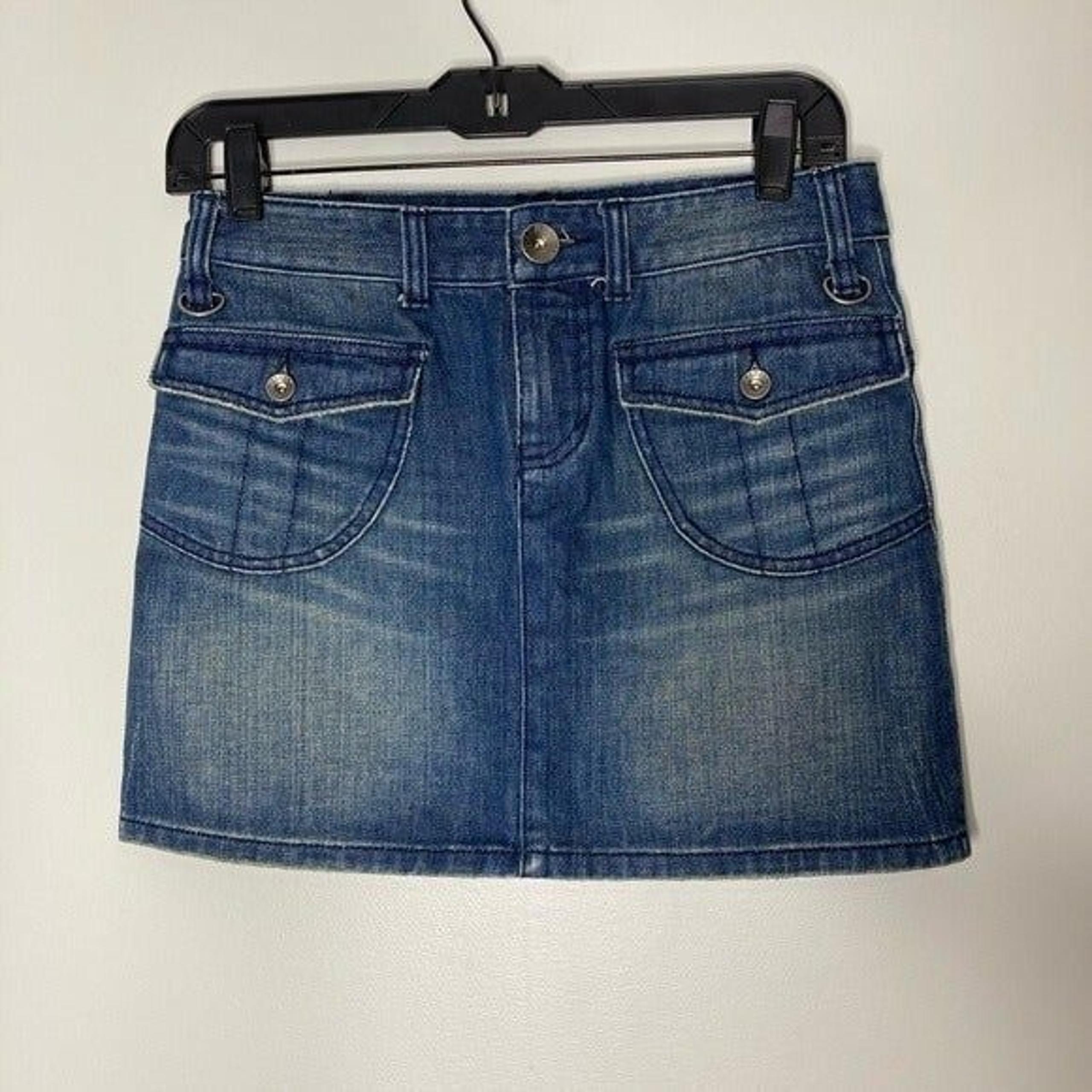 Armani Exchange denim mini skirt sz 27