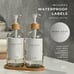 Kitchen Soap Dispenser Set - Glass Soap Dispenser with Pump set of2