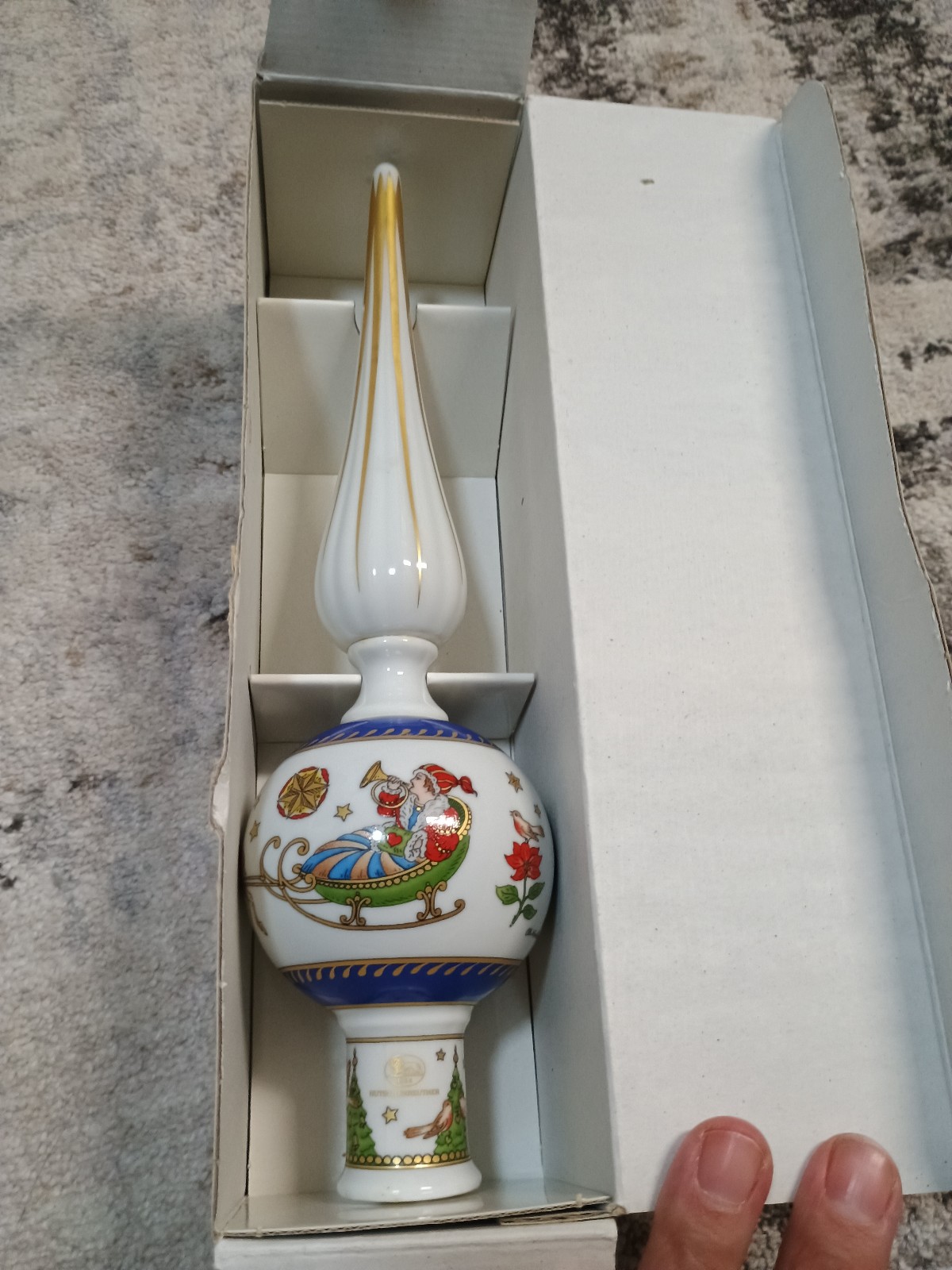 Vintage Hutschenreuther Porcelain Tree Topper
