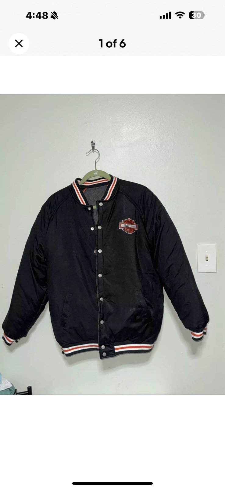 Harley Davidson youth xl 18 coat