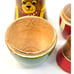 Vintage Goldilocks & The Three Bears Hand Painted Wooden Nesting Dolls Set READ