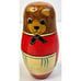 Vintage Goldilocks & The Three Bears Hand Painted Wooden Nesting Dolls Set READ