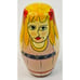Vintage Goldilocks & The Three Bears Hand Painted Wooden Nesting Dolls Set READ