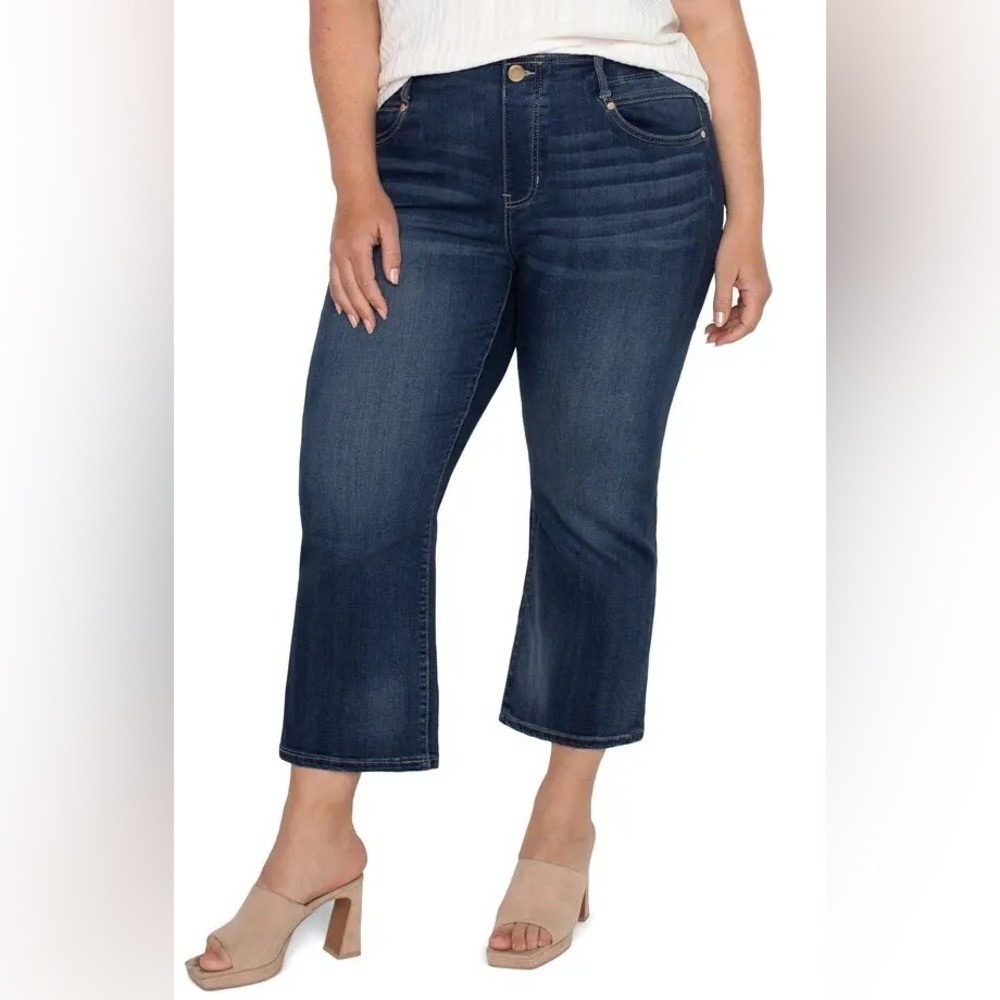 Stitch Fix Liverpool The Gia Glider Crop In Edgehill Wash Size 24W