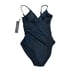 NWT! La Blanca Island Goddess Asymmetrical Twist One Piece - Size 10