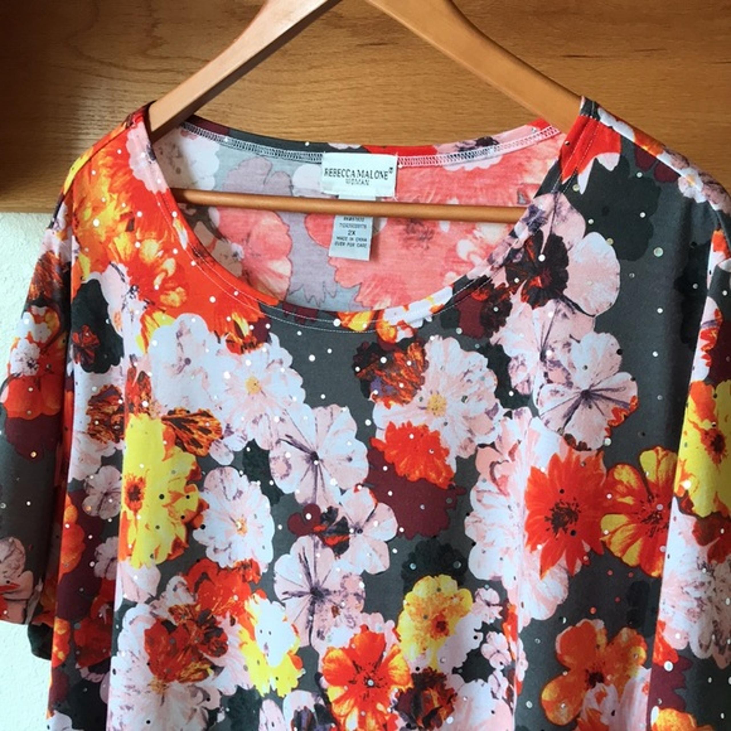 Rebecca Malone Floral Top