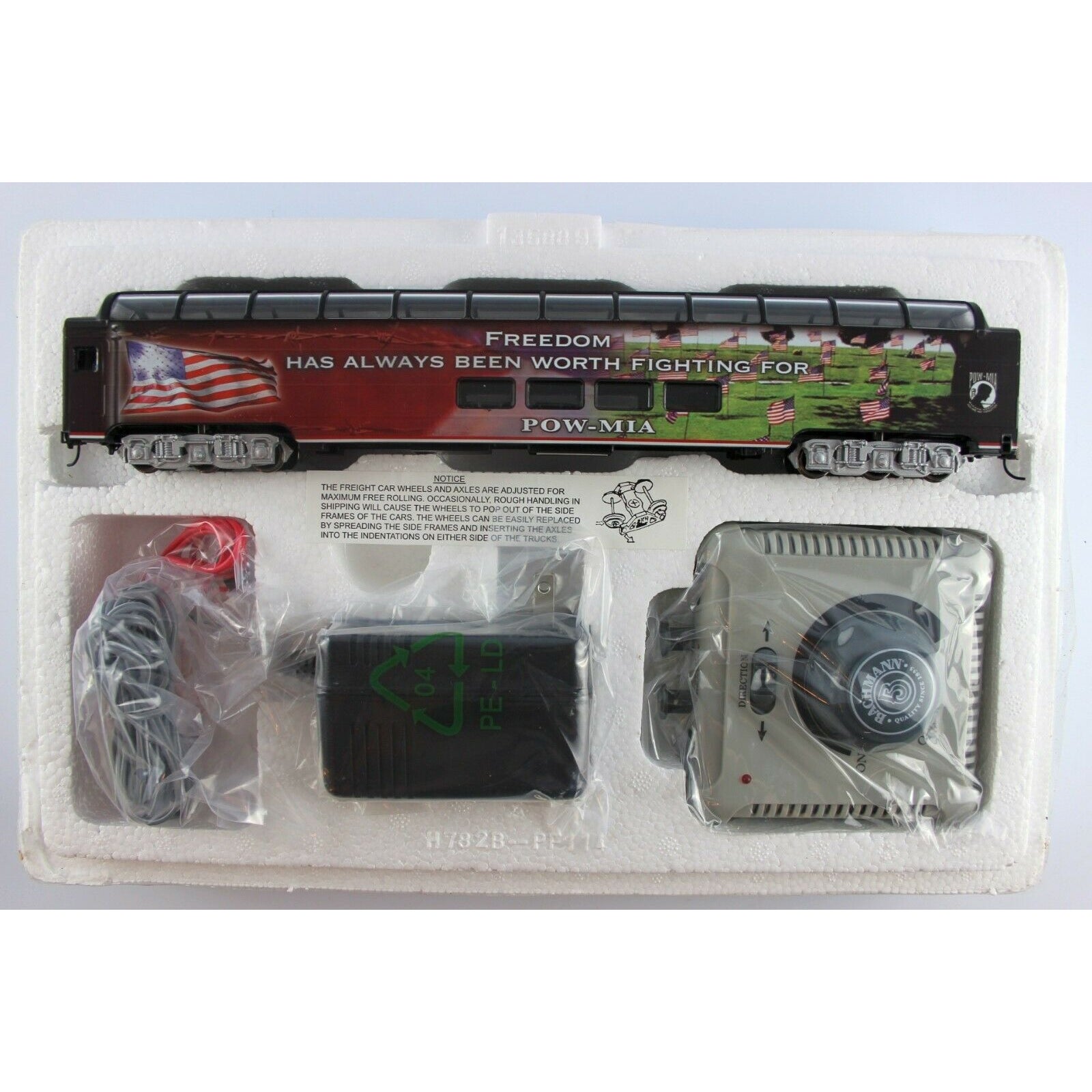 HO Scale Train Hawthorne Village POW-MIA You Are Not Forgotten w/Bachmann Track