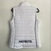 NFL New England Patriots Ladies White Puffer Vest Pats Football Fan Gear Sz L