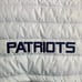 NFL New England Patriots Ladies White Puffer Vest Pats Football Fan Gear Sz L
