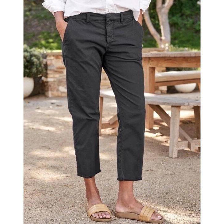 Frank & Eileen WICKLOW The Italian Chino Italian Performance Twill Pants Black 6