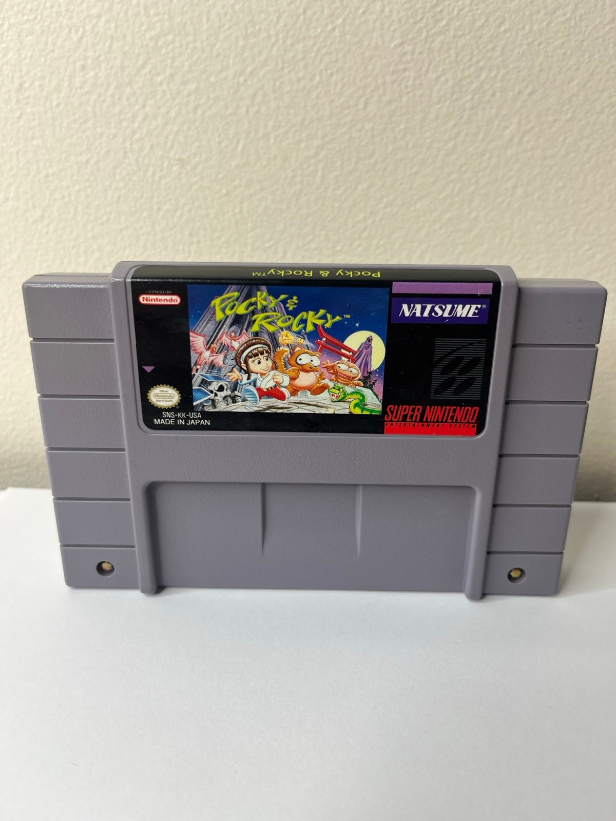 Pocky and Rocky for Super Nintendo (Tested, Authentic, Working)
