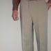 Men,s flat front cotton pants.
