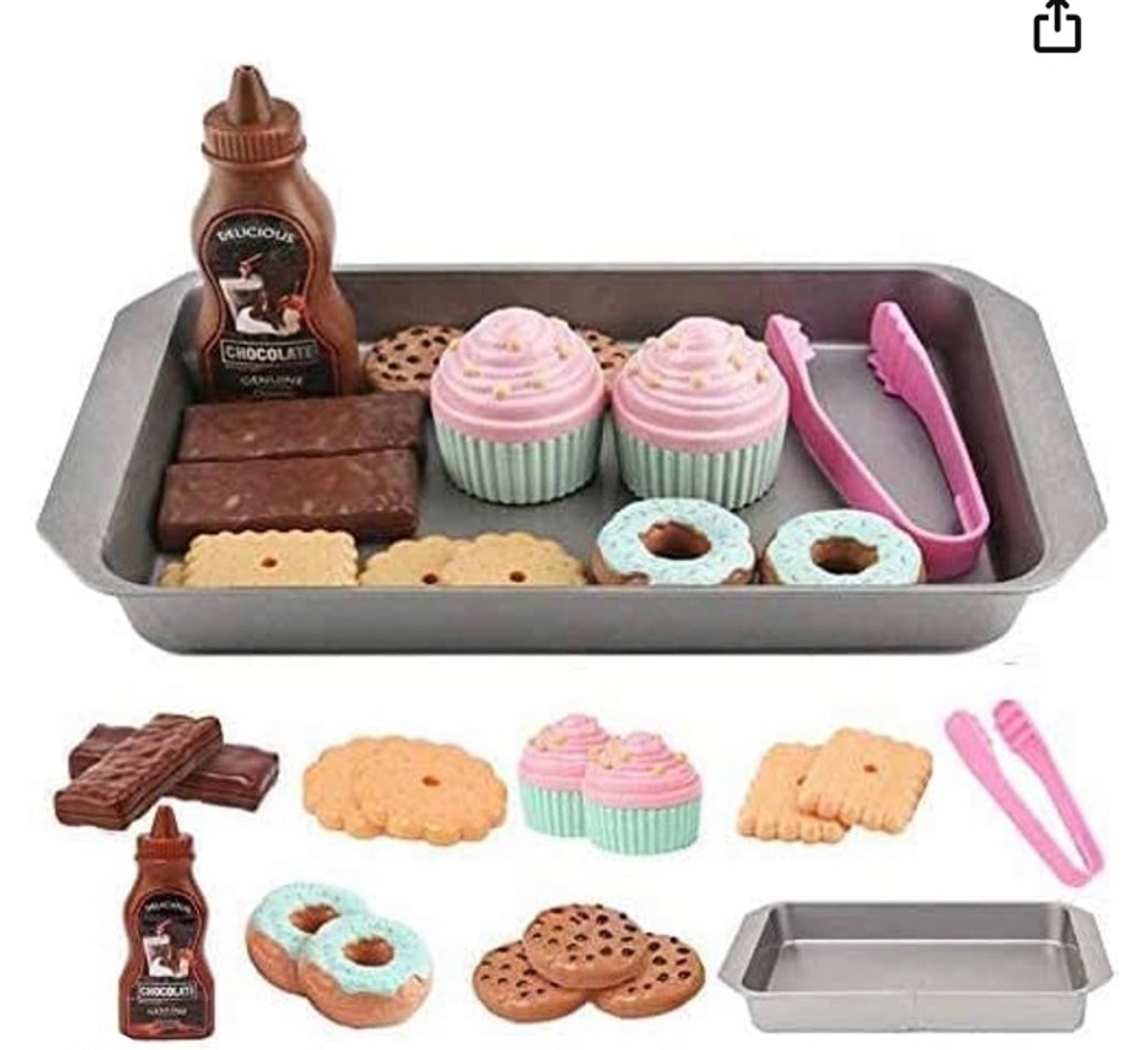 Bakery play food set toddler toy