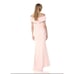 Xscape Women Blush Off Shoulder Crepe Formal Dress Size 18W
