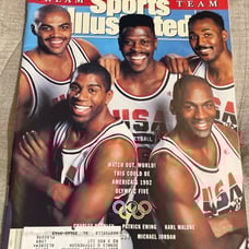 Original Sports Illustrated Dream Team February 1991 Olympic Edition Magazine