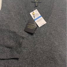 Charter Club Cashmere XL grey long sleeve sweater NWT MSRP 139.00