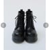 Thick-soled volume sole lace-up short boots L 24-24.5