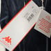 Kappa Stech Black Velvet Rhinestone Jacket Hoodie Women's Small NWT