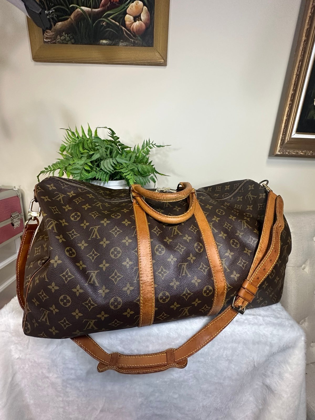 Louis Vuitton Keepall 55 Duffle Bandouliere