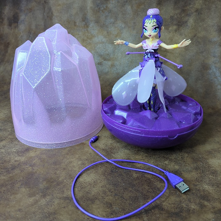 Spin Master Hatchimals Pixies: Crystal Flyers Purple Magical Flying Pixie Toy