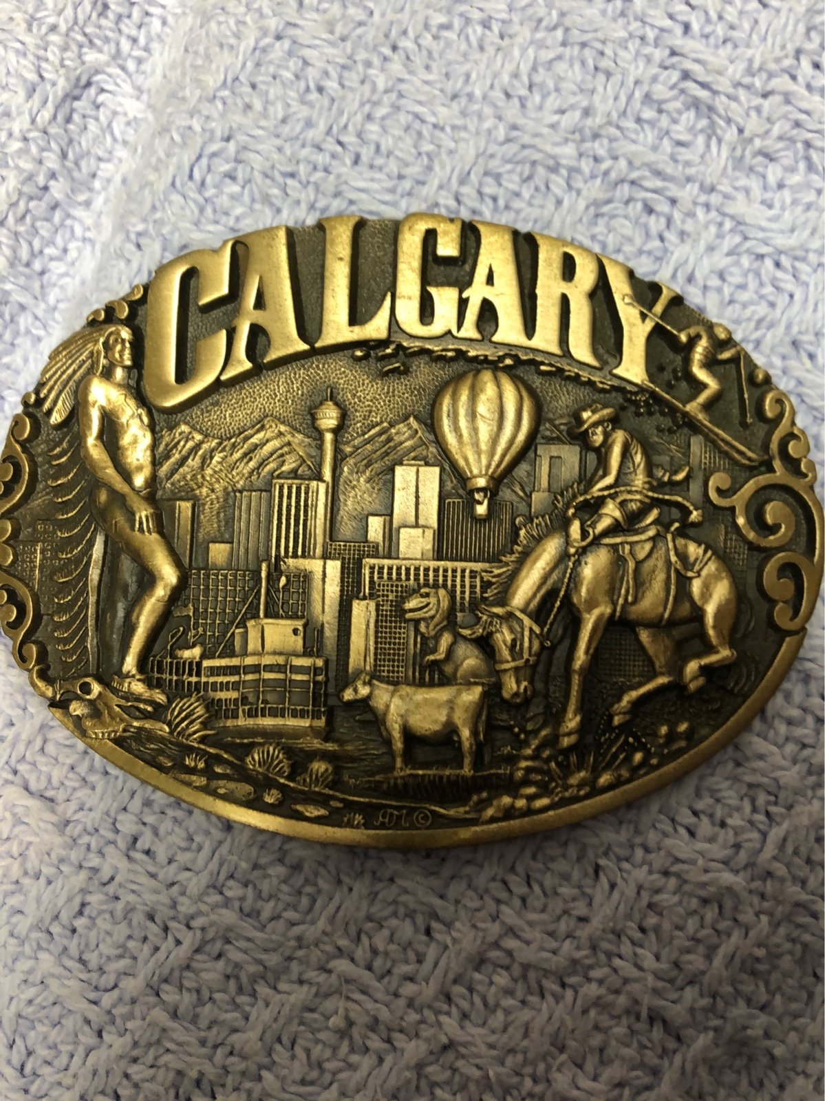 Belt Buckle galgary award design medals