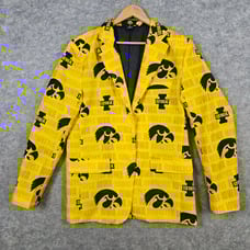 University of Iowa Hawkeyes Men's Blazer Size M 41R 100% Polyester Team Logo