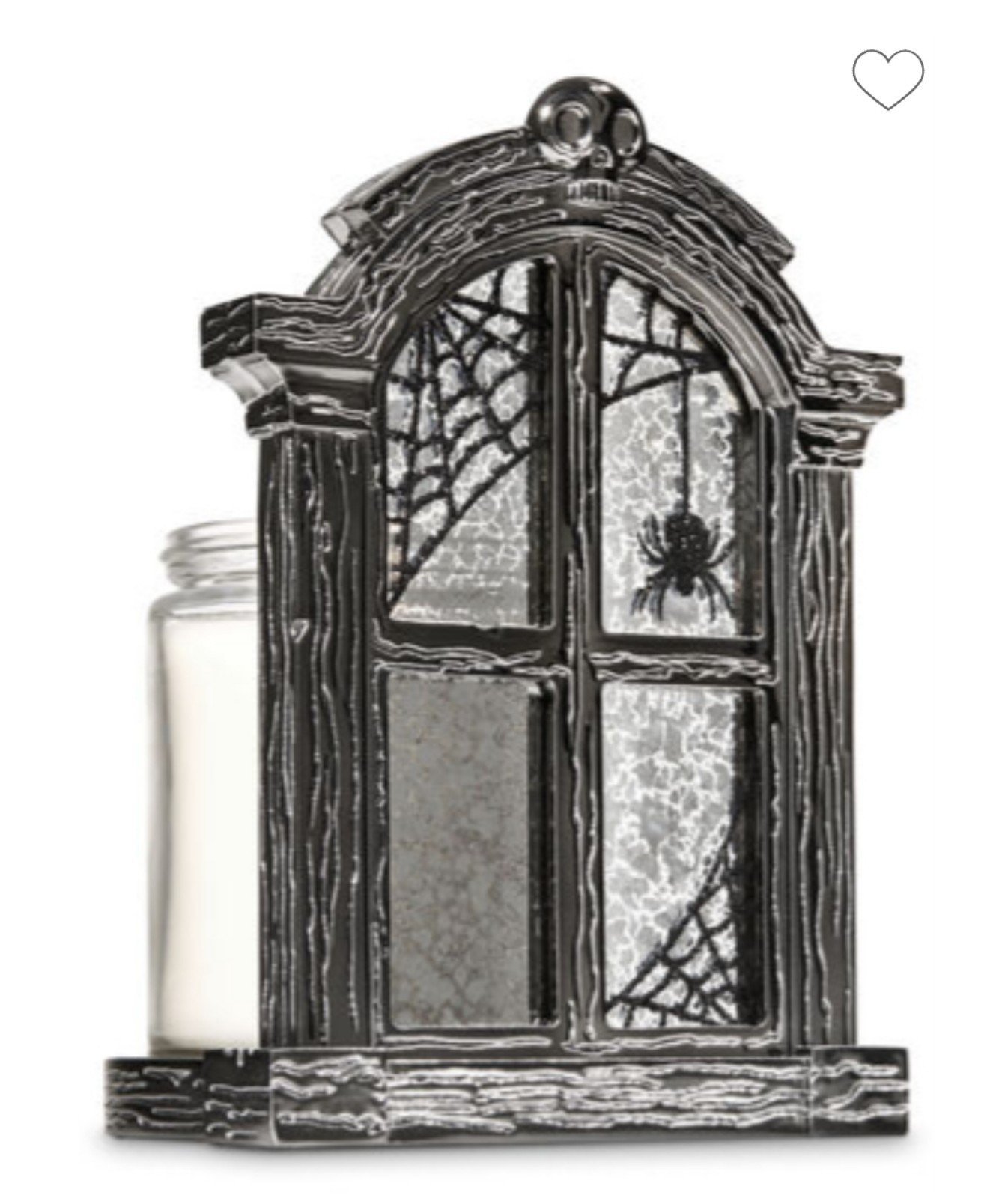 Bath & Body works Halloween single wick window pane candle holder HTF