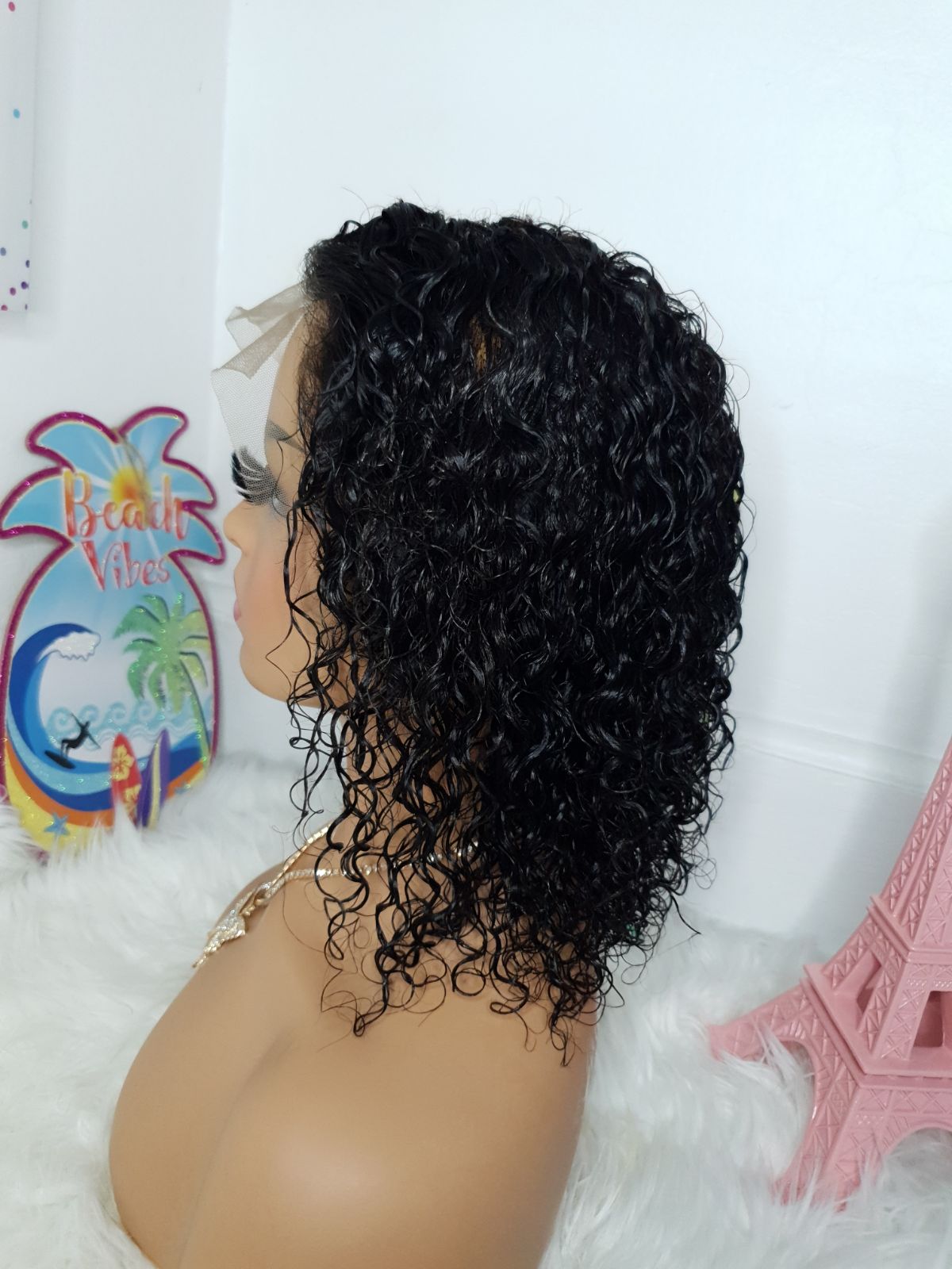 Hot 13*5 curly 12 inch wig