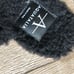 New AQUATALIA women black Alina Genuine Shearling Slippers size 6.5