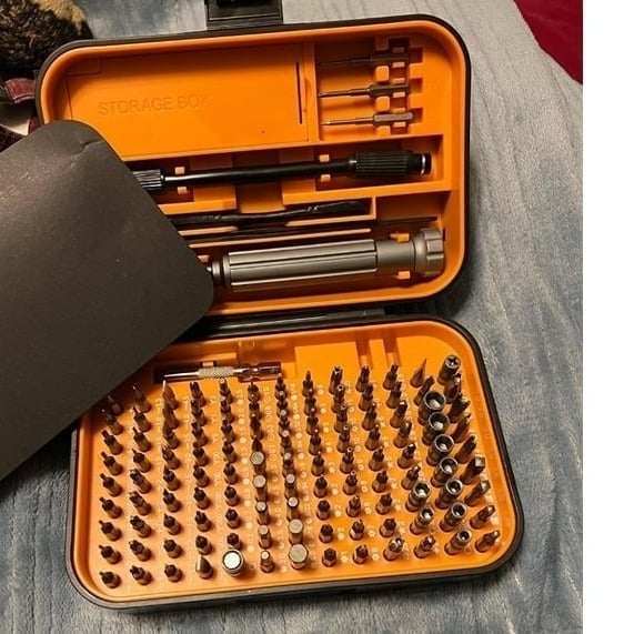 Precision Screwdriver Set, 150 in 1 Electronics Tool Kit with 120 Bits Magnetic