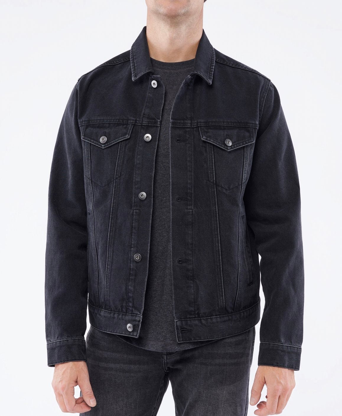 Lazer Denim Trucker Jacket Men's Size X-LARGE