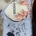 BAGGU Ballet Icons Light Blue & Black Small Nylon Bag NEW NWT