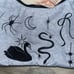 BAGGU Ballet Icons Light Blue & Black Small Nylon Bag NEW NWT