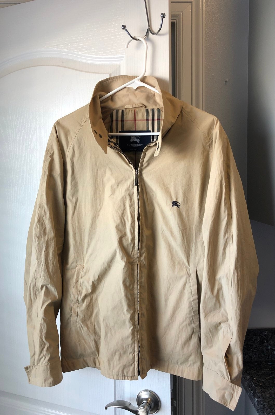 Burberry London Man Sz L ZipUp Jacket