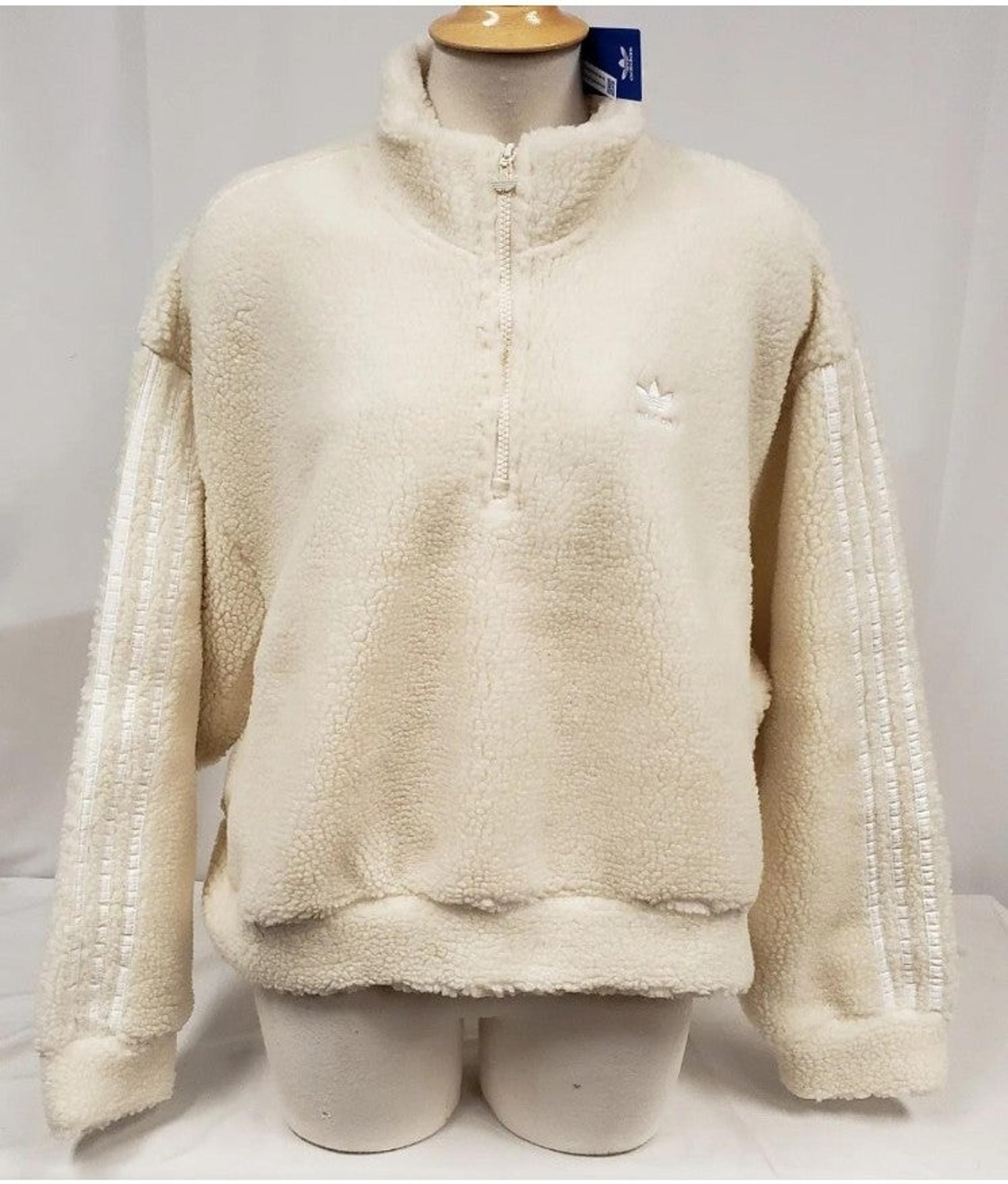 NWT Adidas Teddy Fleece Sweatshirt