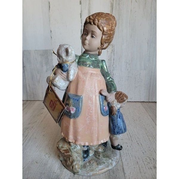 Nadal woman teddy bear doll vintage collectible figure
