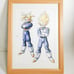 Dragon Ball Illustration with Flames - Part of Officially Published Collection
