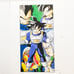 Dragon Ball Illustration with Flames - Part of Officially Published Collection