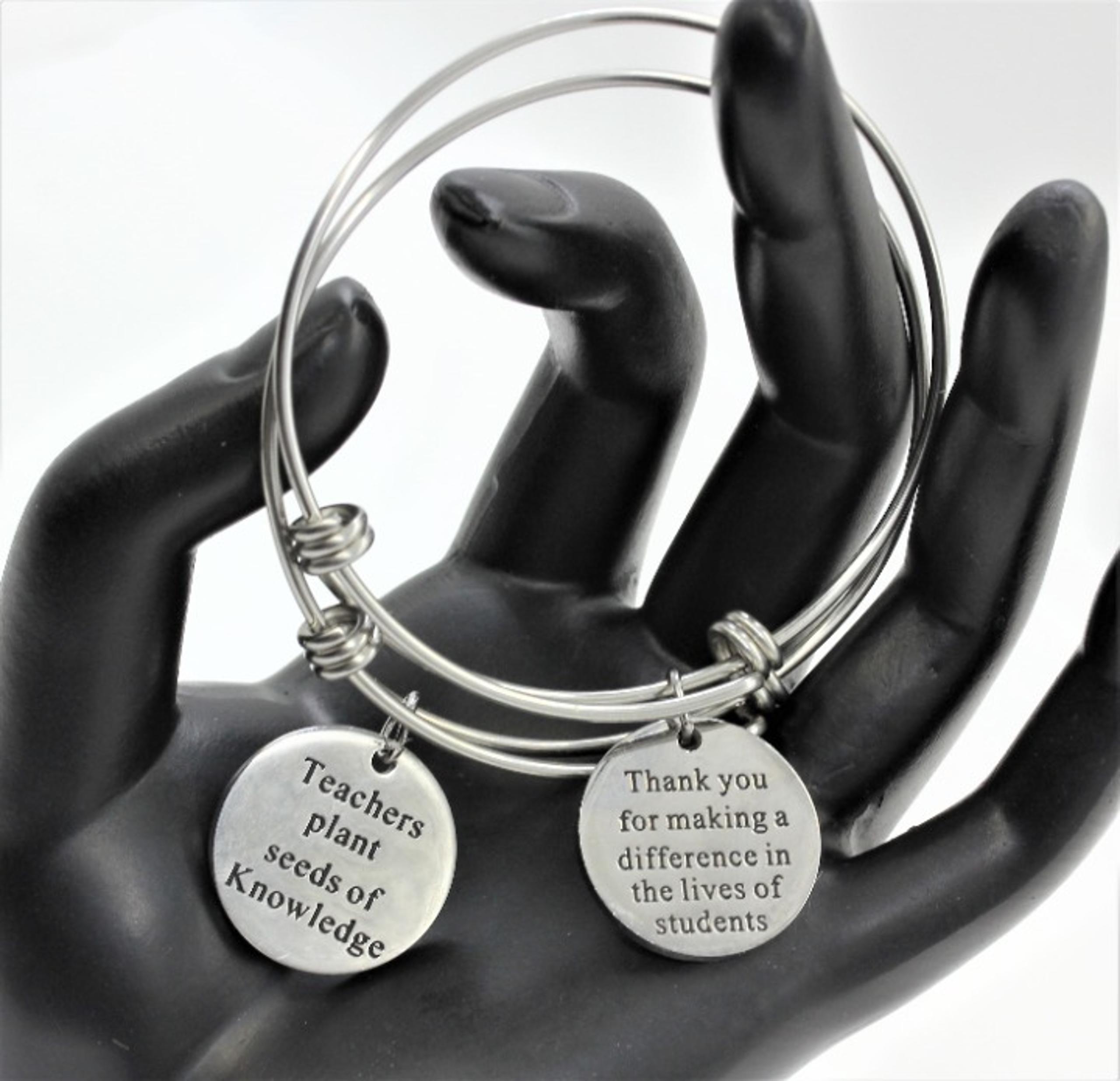 TEACHERS CHARM BRACELETS back to school, adjustable