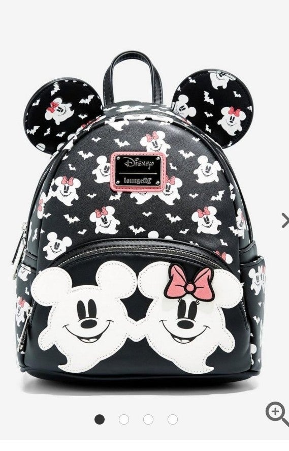 Loungefly Disney Mickey & Minnie Mouse Ghostly shops Glow-in-the-Dark Mini Backpack -