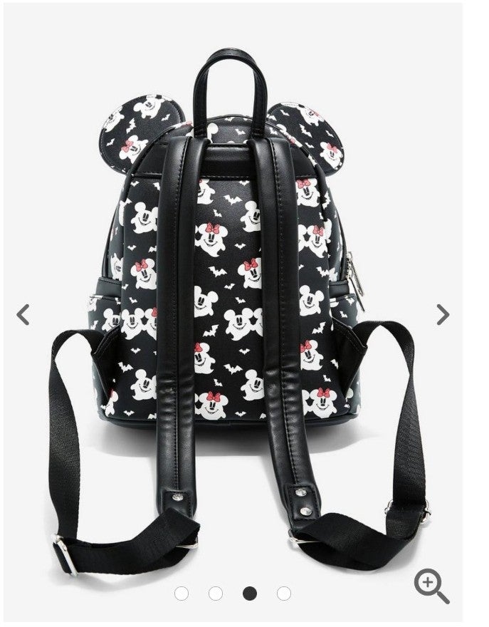 Loungefly Disney Mickey & Minnie Mouse Ghostly shops Glow-in-the-Dark Mini Backpack -