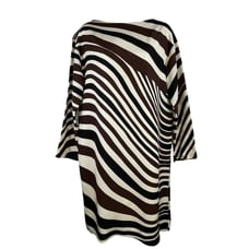 Vintage Rickie Freeman for Terri Jon Saks 100% Silk Designer Dress Size 14