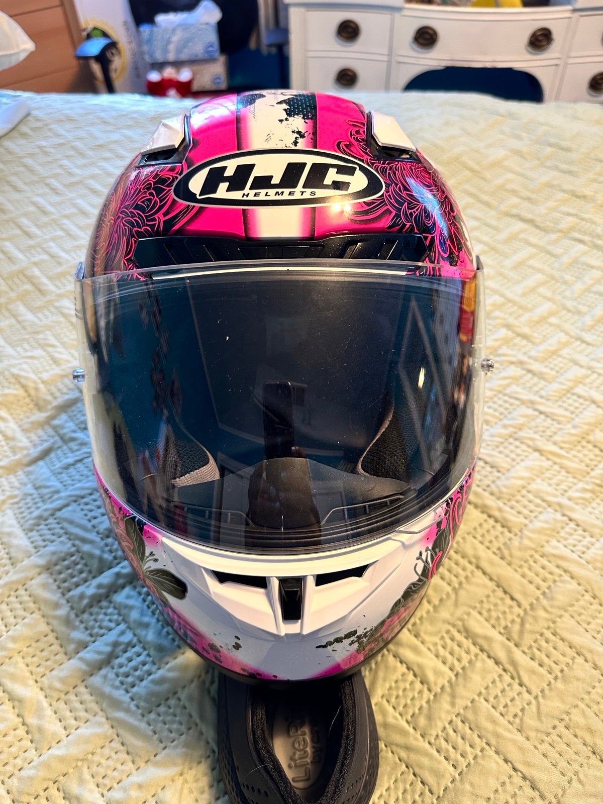 HJC CL-17 Phantom Pink MC-8 Women’s Helmet (L)