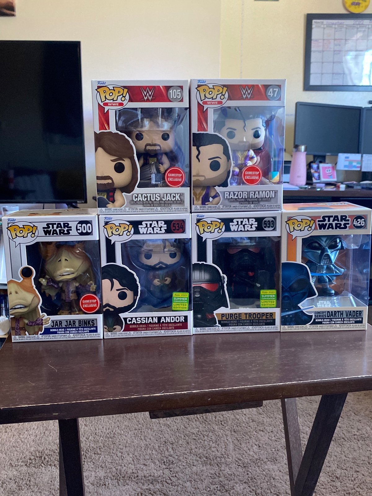 Star Wars & WWE bundle/lot