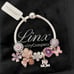 Linx Snake Chain Bracelet with Mom Themed Charms