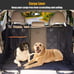Dog Car Seat Cover for Back Seat Waterproof Upgraded Dog Car Seat