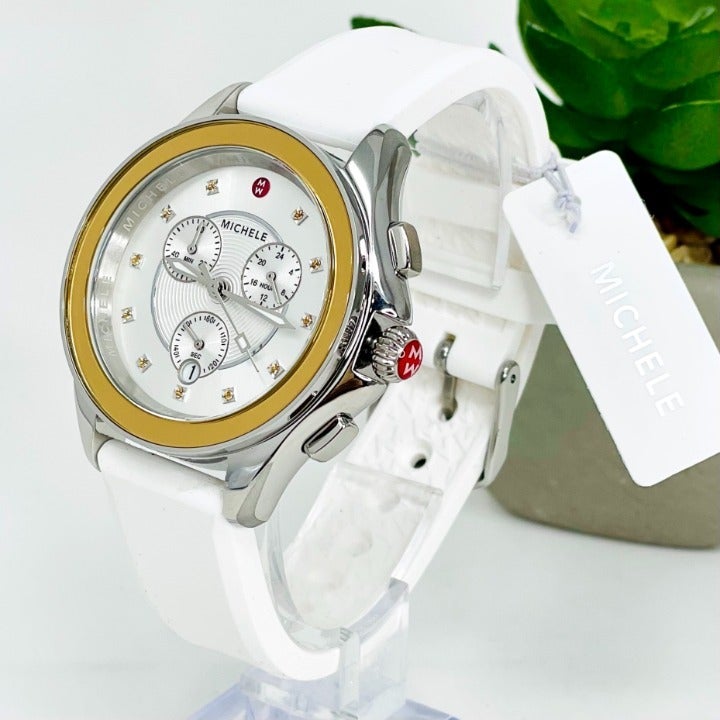 michele cape topaz watch