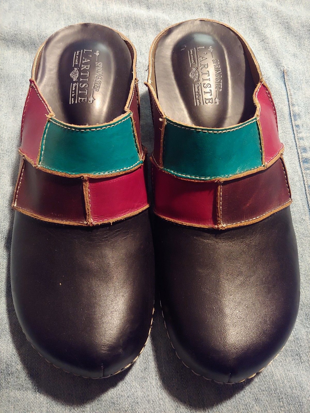 Spring Step L'Artiste Leather Clogs