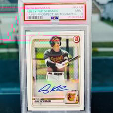 2020 Bowman Autographs #PA-AR Adley Rutschman Auto PSA 9! Baltimore Orioles