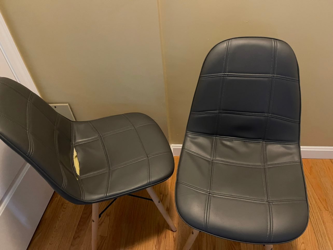 Pair of dining chairs